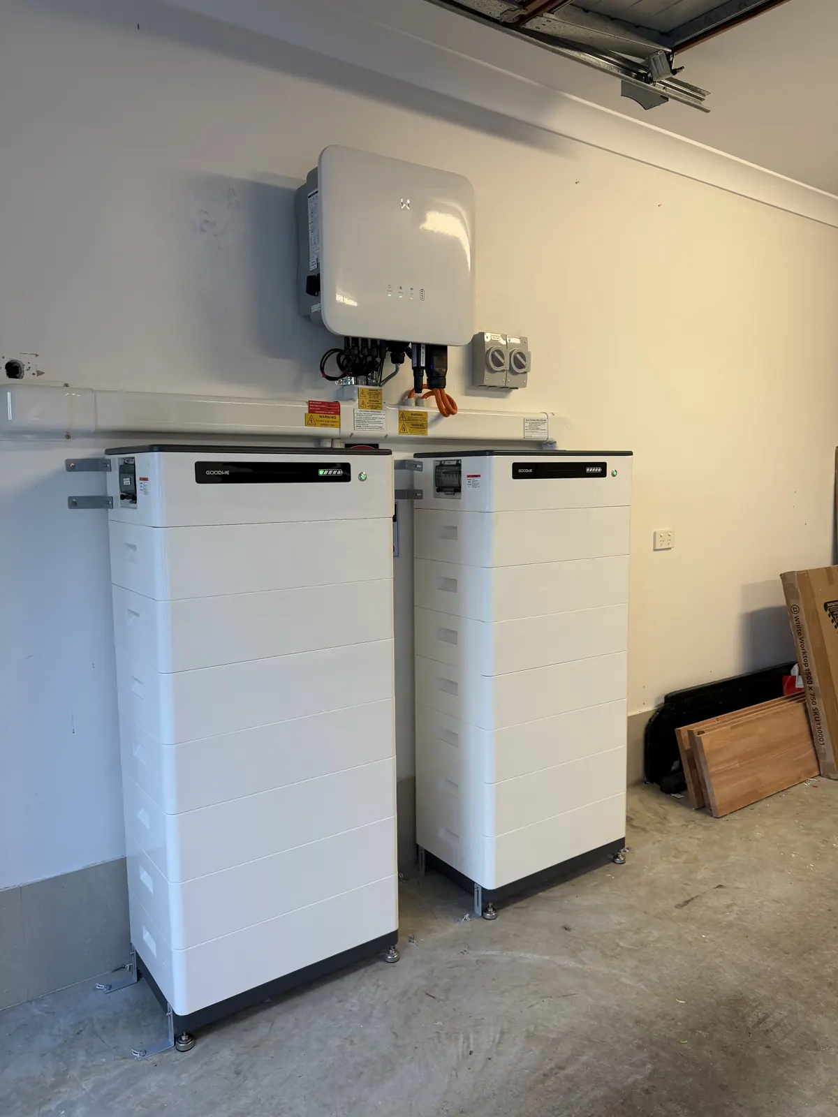 Battery install by EAC Services Group